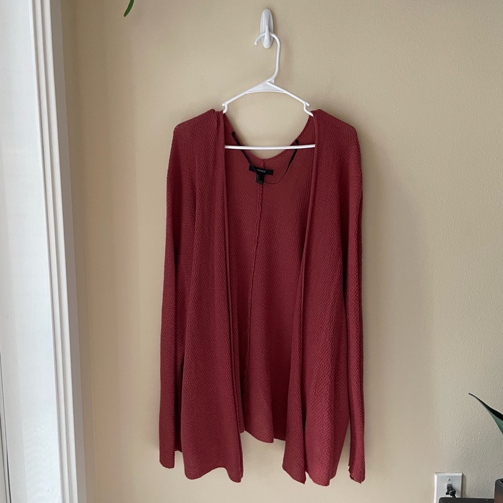 Waffle Knit Cardigan